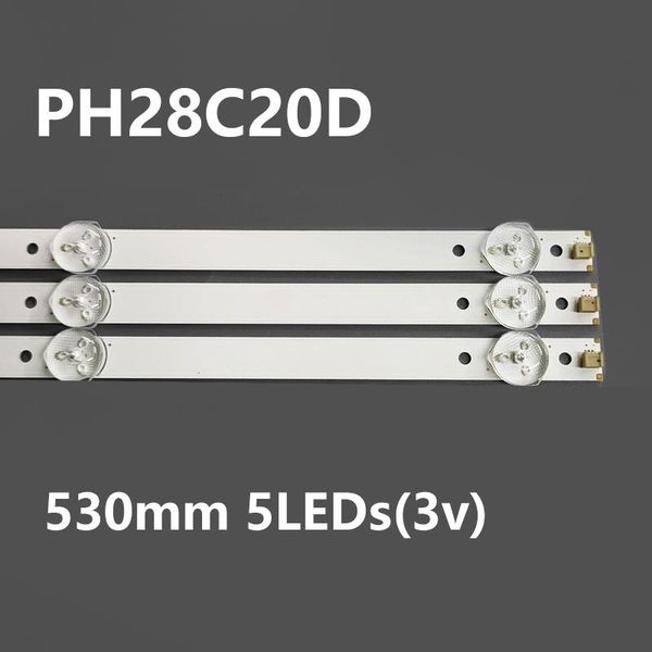 

30set-=90pcs led backlight bar 5lamps for phil co tv ph28c20d ph28c20 strips