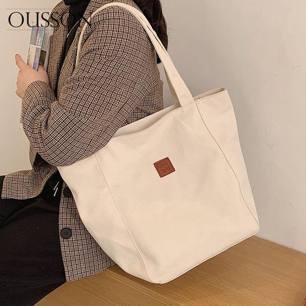 

cross body 2021 women leisure large capacity canvas bag ladies commuter tote fashion shoulder