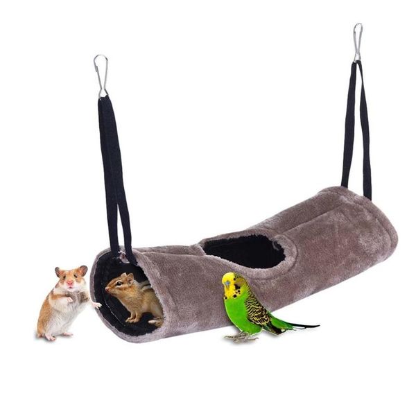 

warm fluff brushed hammock tunnel cotton house puppy pet parrots birds hamster aand other small bed drop bird cages