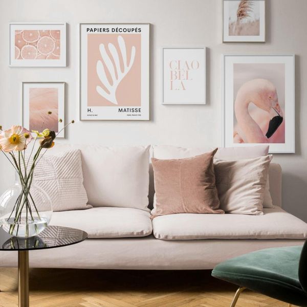 

paintings flamingo reed matisse abstract quotes wall art print paper canvas painting nordic poster decor pictures for living room