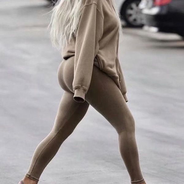 

women's pants & capris summer trending products 2021 elastic high-waisted woman warm bottoms leggings autumn cotton skinny casual slim, Black;white