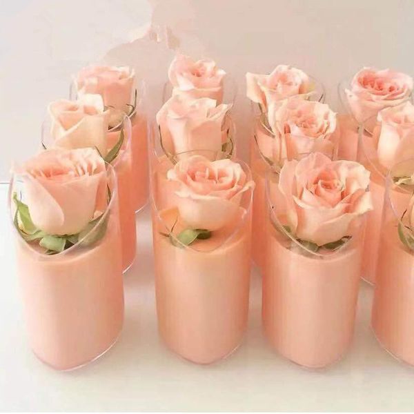 

disposable cups & straws 50pcs transparent mini hard plastic cup 80ml small dessert birthday wedding party favors pudding yogurt cake