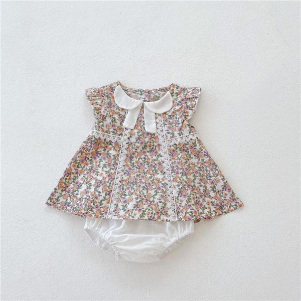 

clothing sets baby set summer born girls clothes dress + shorts 2pcs floral infant outfit girl toddler, White