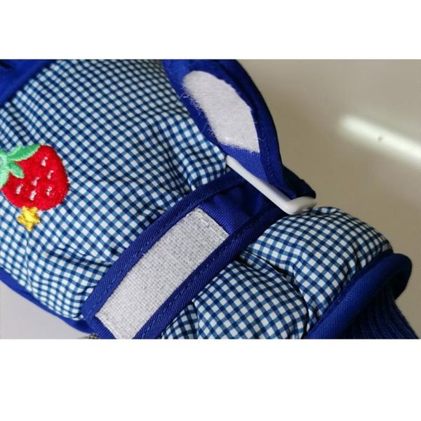 

children's mittens waterproof windproof children ski gloves kid girls boys thick warm glove, White