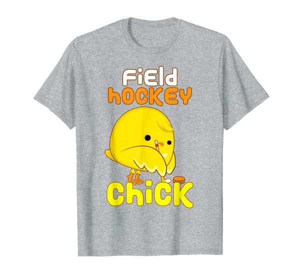 

cool field hockey chick | funny chicken sports player gift t-shirt, White;black