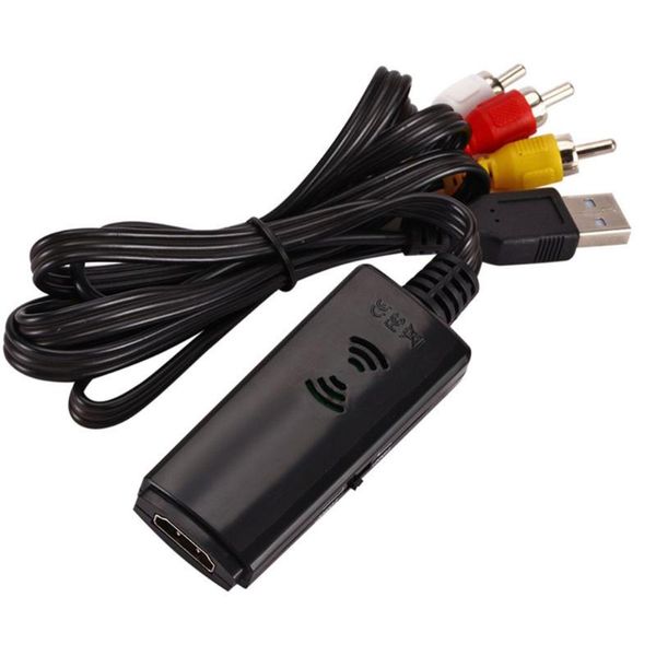 

to converter high definition video portable av black line conversion adapter audio cables & connectors