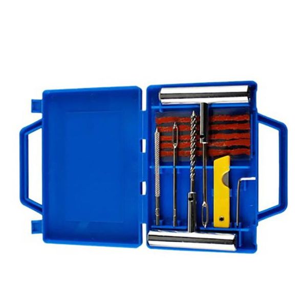 

professional hand tool sets 11pcs car auto vacuum tire repair kit tubeless tyre puncture plug kits for cars motorcycles