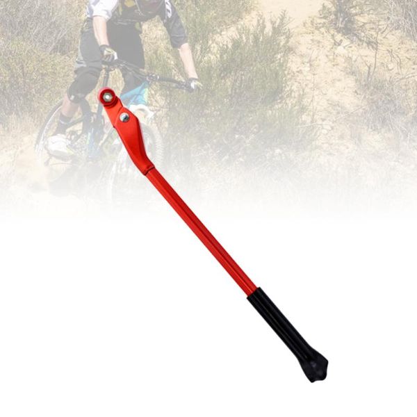 

car & truck racks 1pc quick release bike kickstand side brace non-slip metal stand for flat roads mountain