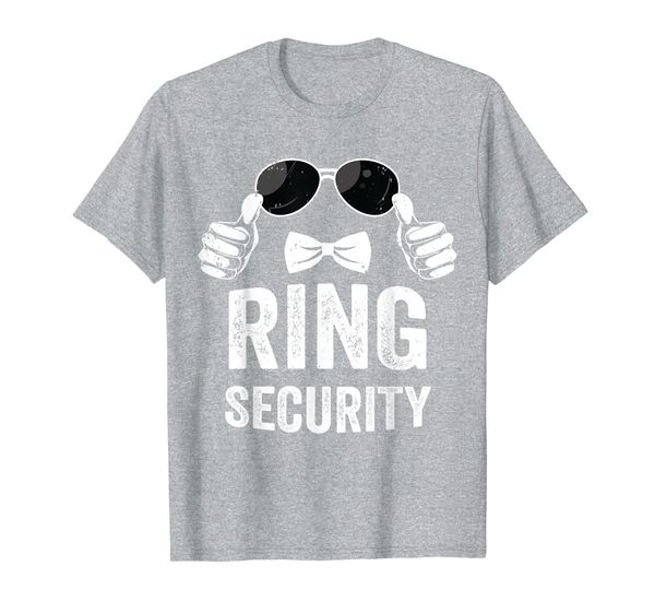 

ring bearer security shirt boys girls wedding ring bearer t-shirt, White;black