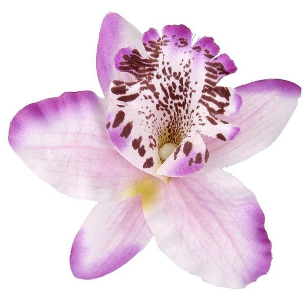 

decorative flowers & wreaths 20 pcs 8cm simulation thailand orchid head (light purple)