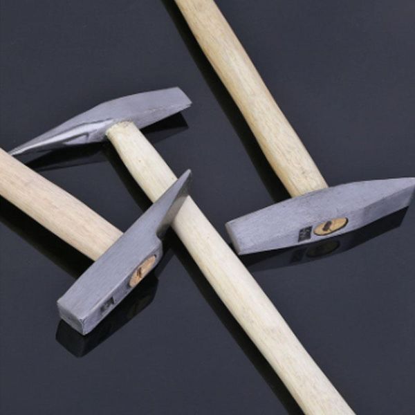 

hand tools 1pc wood handle derusting welding slag hammer high carbon steel knock rust flat head safety welder cleaning chipper tool