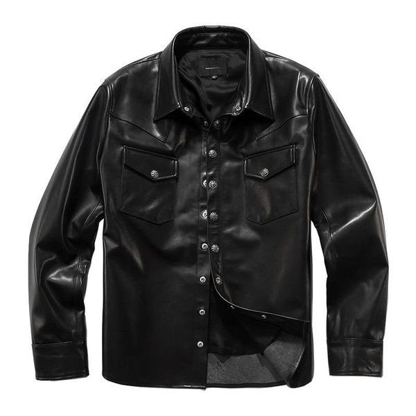 

men's jackets s999 red super offer read description asian size genuine cow skin leather coat mens cowhide casual jacket, Black;brown