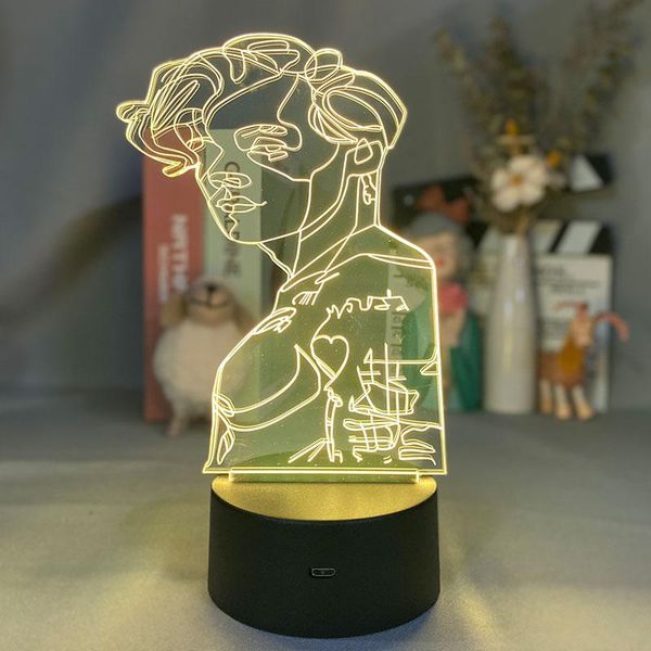 

night lights 3d light harry lamp gift for fans bedroom decor led touch sensor color changing work desk styles art deco