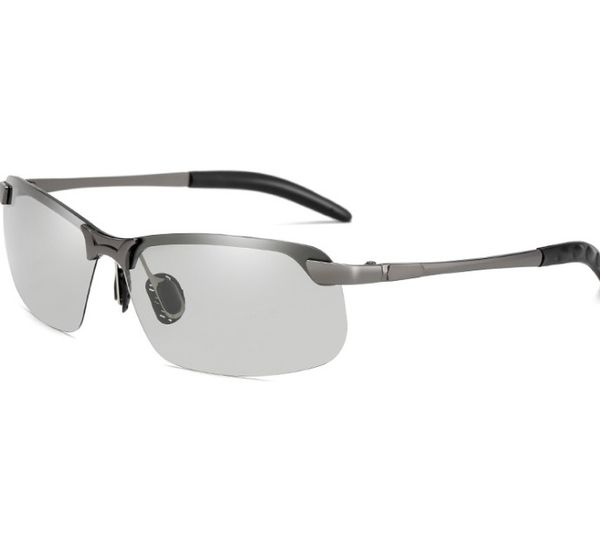 

man polarizing color changing sunglasses day dual purpose driver driving glasses night vision fishing, White;black