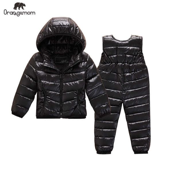 Ausverkauf Kinderjacke warme Kinder Schneebekleidung 2-5 Jahre Jungen Oberbekleidung Mädchen Jacken Winter Schneeanzug Parka Kinderkleidung H0909