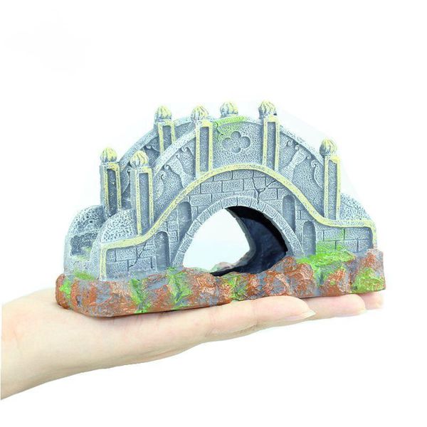 

aquarium decoration fish shelter resin arch bridge tank landscaping ornaments aquascape landscape home decor accessories decorations