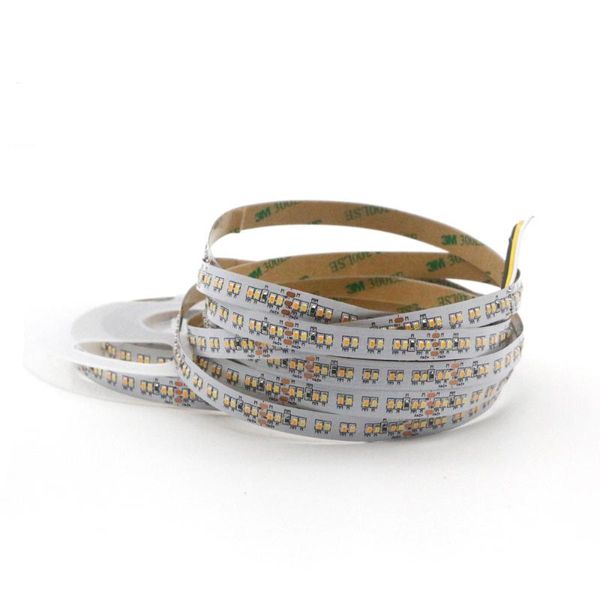 

strips 5m 10m double white led strip light 2216 smd 240leds/m cw/ww color temperature adjustable cct tape lamp dc 24v ww+cw lighting