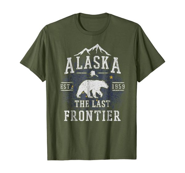 

Alaska The Last Frontier Shirt - Adventure Alaskan Home Gift, Mainly pictures