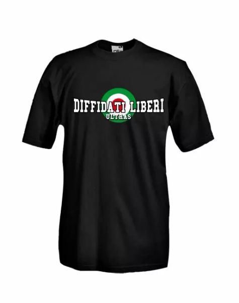 

grid j277 diffidati ultras italy t-shirt terrace style no to card, White;black