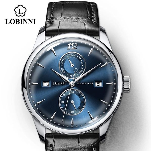 

switzerland men mechanical wristwatch seagull movement reloj hombre watches customize wristwatches, Slivery;brown