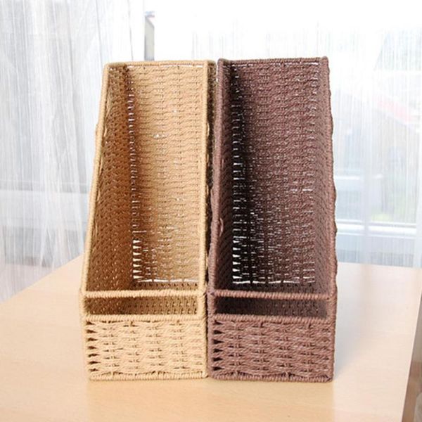 

storage baskets desk file organizer basket foldable magazine holder school office supplies