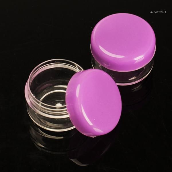 

storage bottles & jars 10pcs/50pcs mini cosmetic jar pot eyeshadow compact makeup face cream container s55