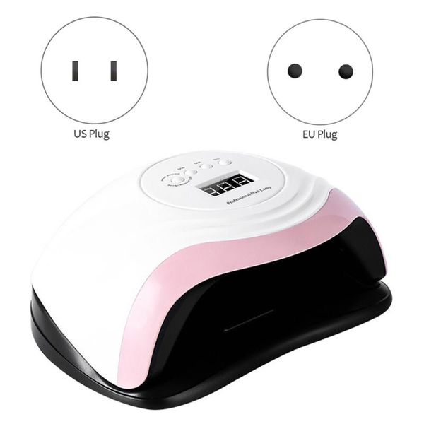 

nail dryers dryer led lamp uv gel polish curing light with motion sensing mabicure salon tool for art 168w