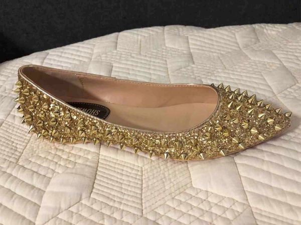 

dress shoes showmy lady leather flats with rivets fashion woman for spring pointy toe wide fitting red flat 2ojx, Black