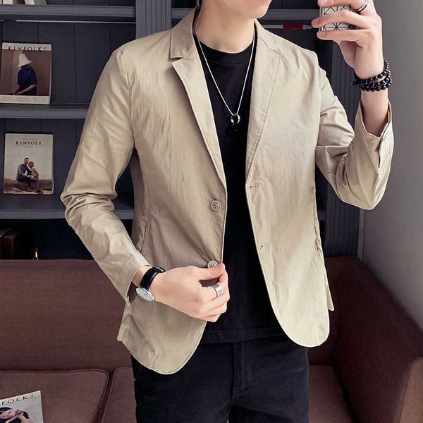 

spring men blazers business social suits jacket casual slim fit office street wear social coats wedding veste homme costume 210527, White;black