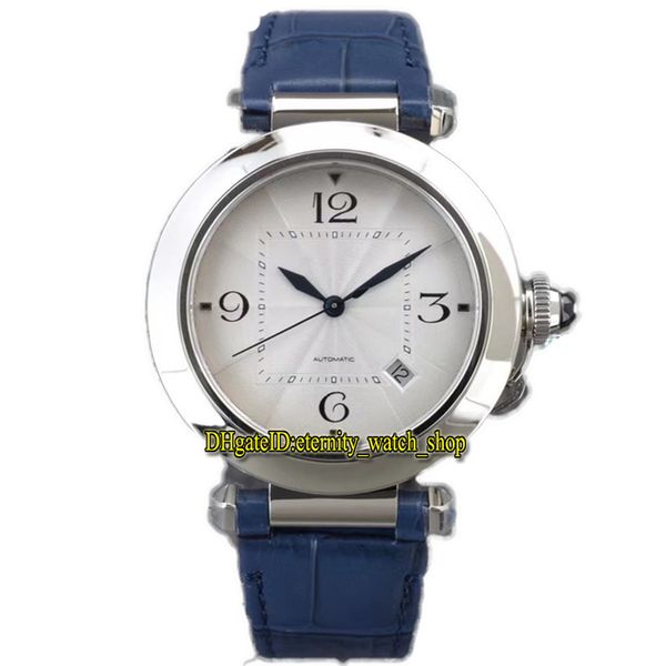 

bvf latest products mens watch sa0010 japan miyota 9019 modify 1847 automatic white dial sapphire quick switch blue leather strap eternity s, Slivery;brown