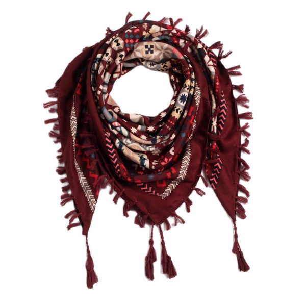 

scarves large square scarf for women bohemian national style spring and autumn warm lady cape v9074, Blue;gray