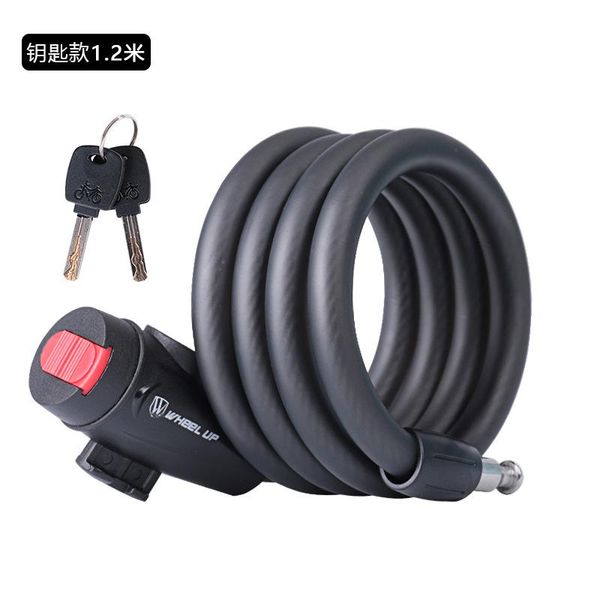 

theft protection 1.2m bicycle lock anti mountain bike steel cable riding accessories general electric vehicle