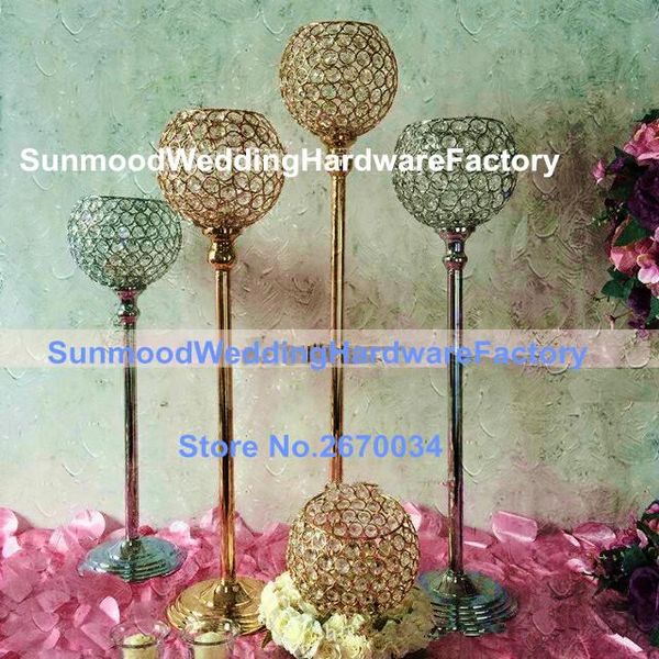 

crystal sliver wedding centerpiece/flower stand for decoration pillar party