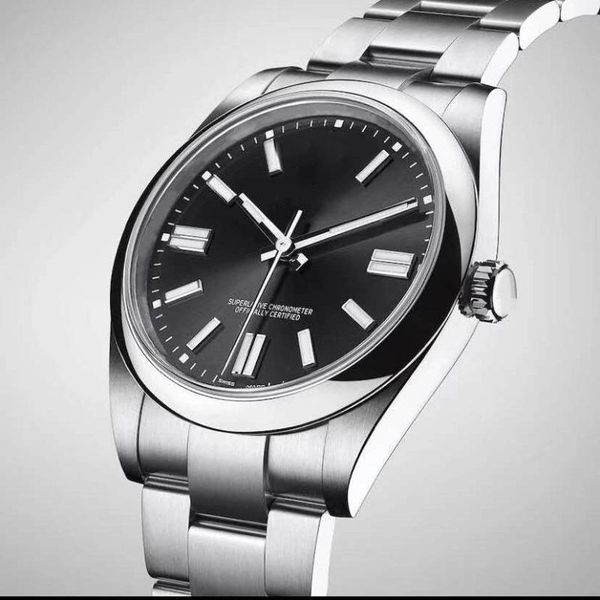 

wristwatches mens watch automatic mechanical eta2813 sapphire 316l stainless steel blue green datejust watches 36mm, Slivery;brown