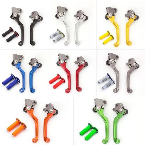 

motorcycle brakes for gas xc250 xc300 2021 cnc pivot dirt pit bike brake clutch levers & handle grips set accessories