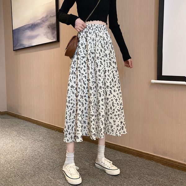 

floret skirt, super fairy, tight , clown, knee, high waist, long,, Black