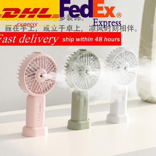 

electric fans 15/30/60pcs s21 mini water replenishing fan usb charging outdoor convenient pocket spray hand held humidifying