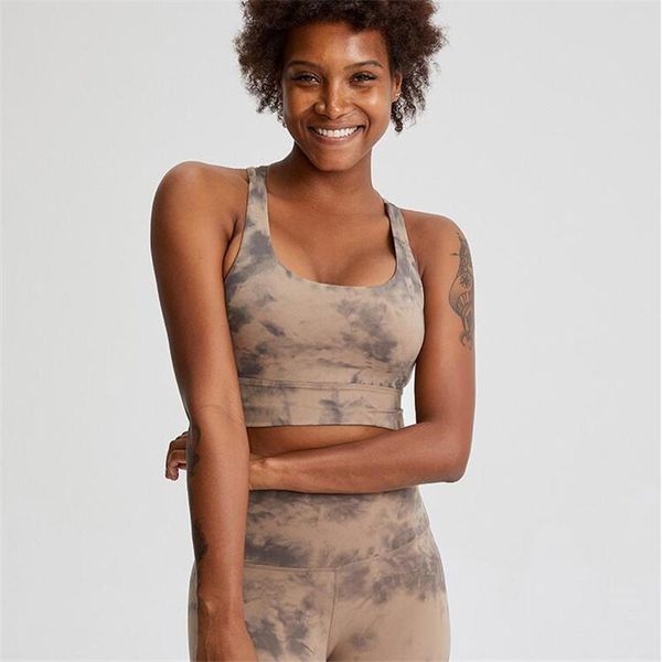 

naked-feel fabric double straps athletic sport bras women push up padded gym yoga fitness crop brassiere clothing, White;black