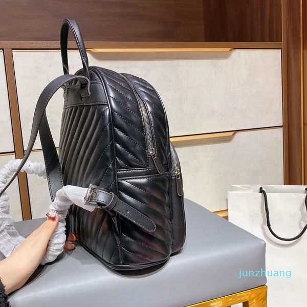 

designer- fashion backpack shoulder bag leather pattern black 26cm high-quality travel handbag shopping wallets