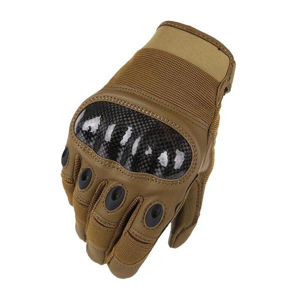 

sports gloves antarctica outdoor tactical full finger hiking riding climbing military men's armor protection shell, Black