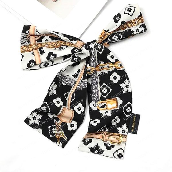 

2021 silk scarf handbags women bags letter flower scraves grade hair 3 colors 78656 8x120cm #vsj-01, Blue;gray
