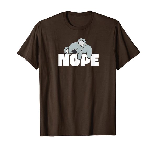 

Cute Sleeping Koala Bear - Nope T-Shirt, Mainly pictures