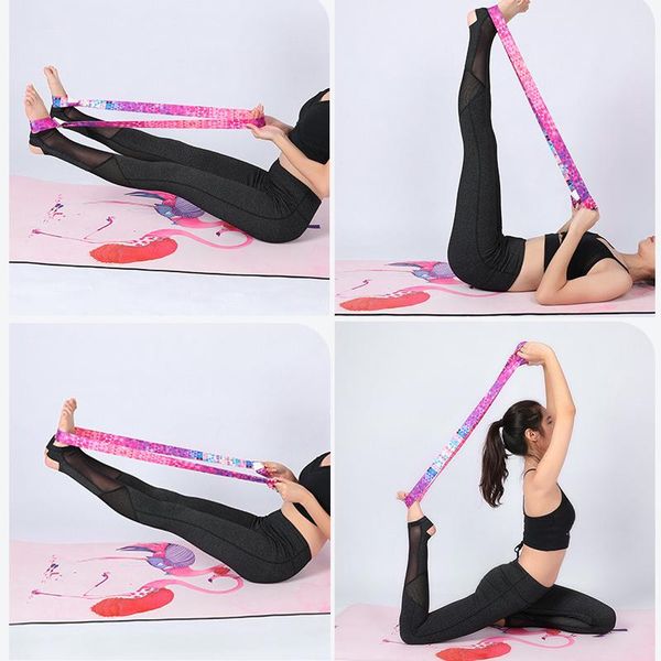 

adjustable shoulder strap yoga mat sling pilates workout fitness resistance bands