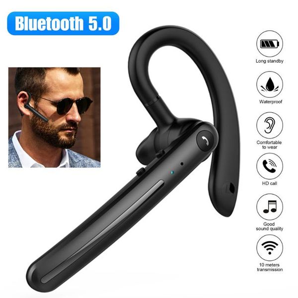 

cell phone earphones 2021 est wireless headphone 5.0 earphone stereo handsnoise canceling headset with mic for business offic