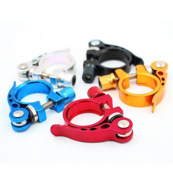 

other vehicle tools bicycle 3.8 aluminum alloy quick release buckle seat tube clamp rod clip folding car