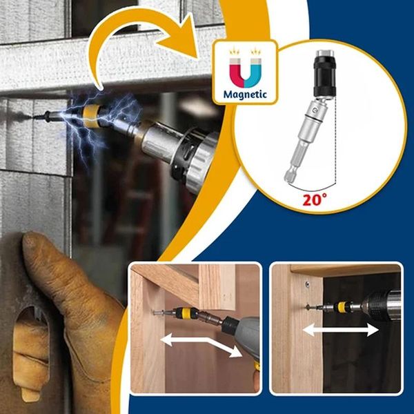 

professional drill bits spot magnetic screw tip change locking bit holder with quick spring release metal vj-drop