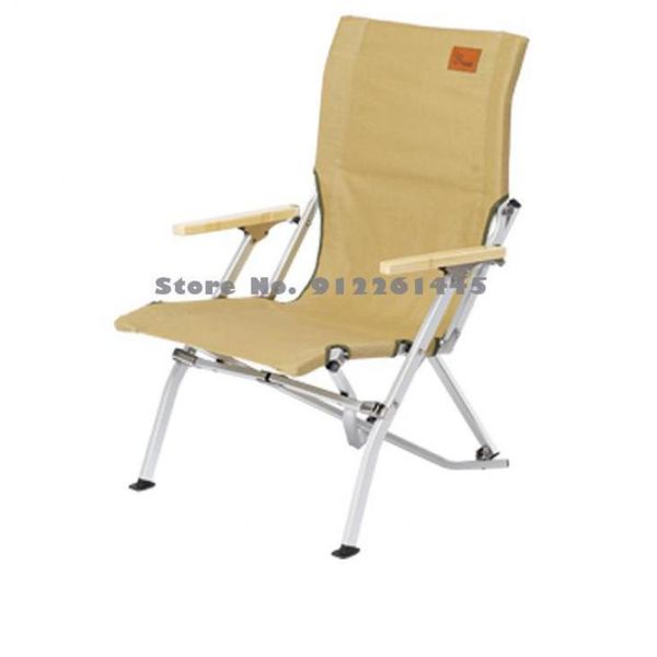 

camp furniture outdoor camping folding chair three generation portable car aluminum alloy canvas bamboo wood armchair fishing