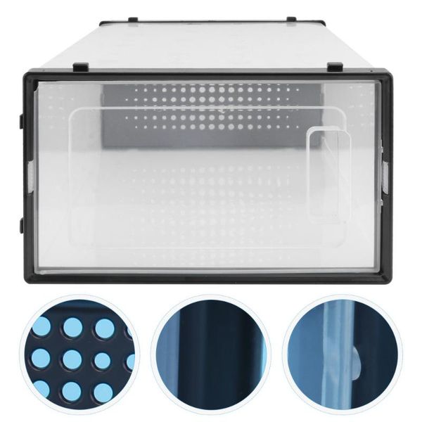 

1pc household shoes storage box thickened shoe clamshell design disposable covers