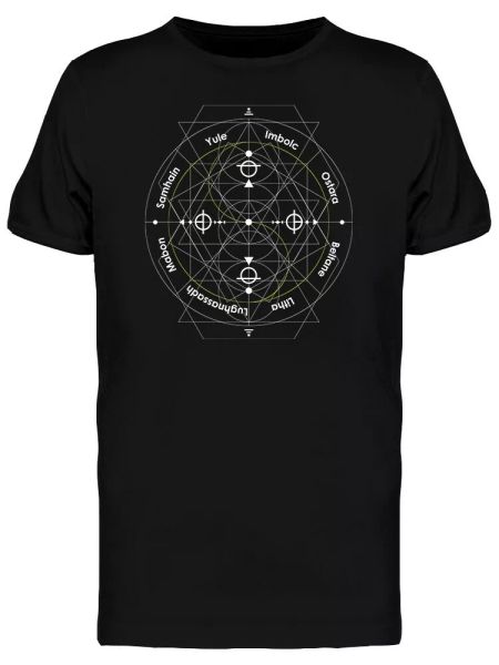 

Pagan Holidays Symbols Tee Men's -Image by Shutterstock, White;black