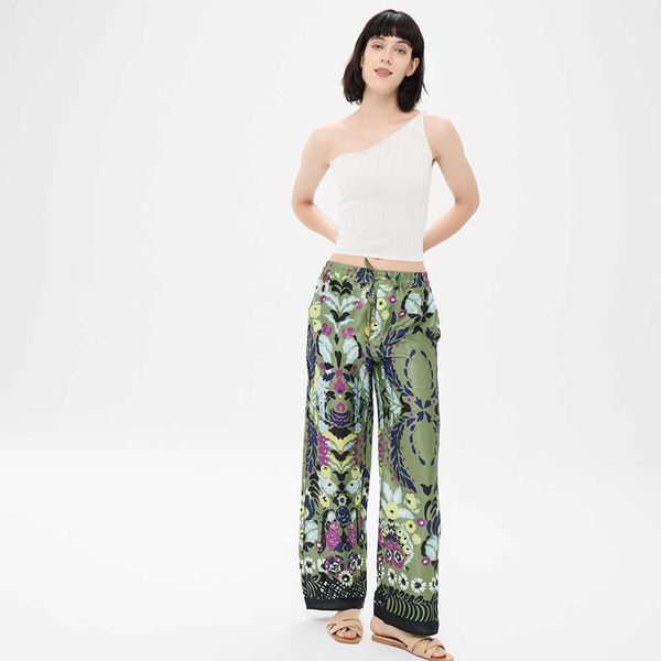 

pants women wide leg vintage fashion hight-waist casual cozy trousers women y2k pantalon pour femme 210709, Black;white